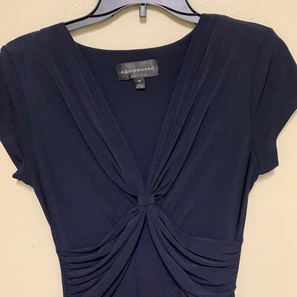 CONNECTED Navy Cocktail Dress